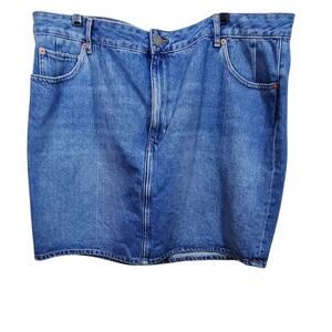 ASOS vintage denim Medium Wash skirt Plus Size UK 22‎ US 18